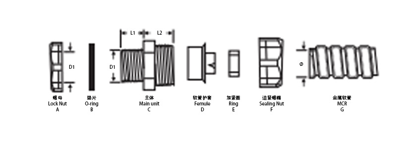  金屬端式接頭解析圖